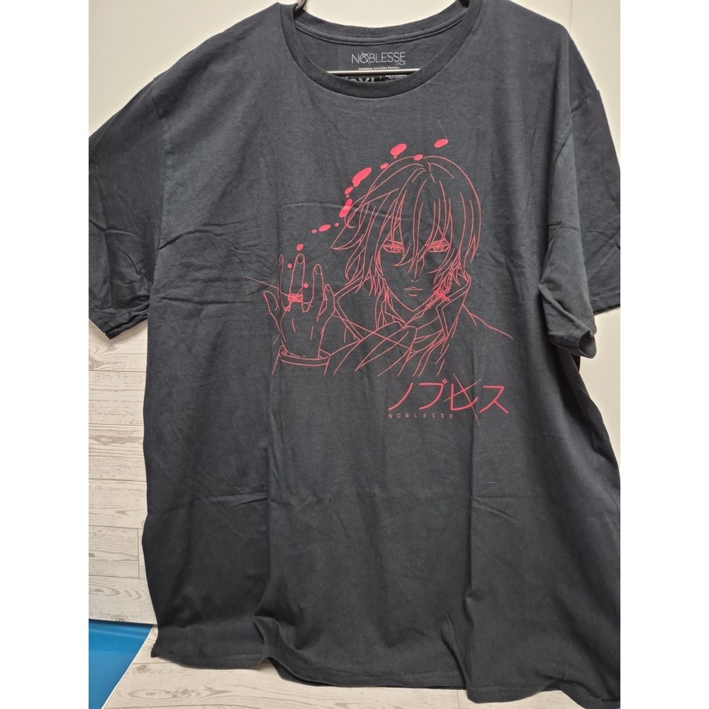 Lootwear Anime Noblesse T-Shirt Size 3Xl Black Graphic